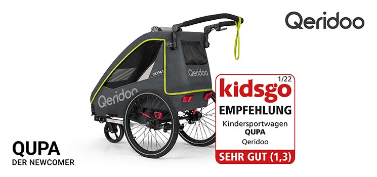 Qeridoo QUPA Kindersportwagen im gut | Test - sehr Note: kidsgo